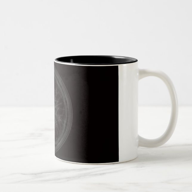 Tasse 2 Couleurs Pentagone étoilé (Droit)
