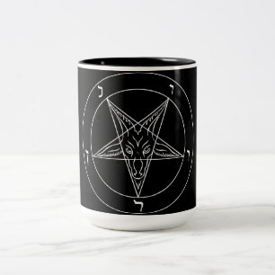 Tasse 2 Couleurs Pentagramme satanique