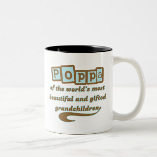 Tasse 2 Couleurs Pépère des petits-enfants doués