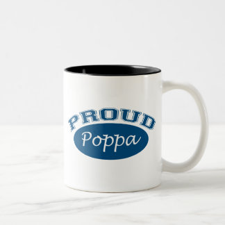 Tasse 2 Couleurs Pépère fier (bleu)