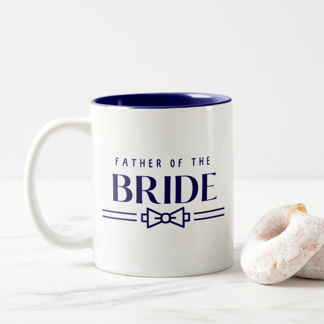 Tasse 2 Couleurs Père de la mariée (Avec donut)