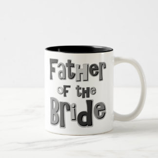 Tasse 2 Couleurs Père du gris de jeune mariée