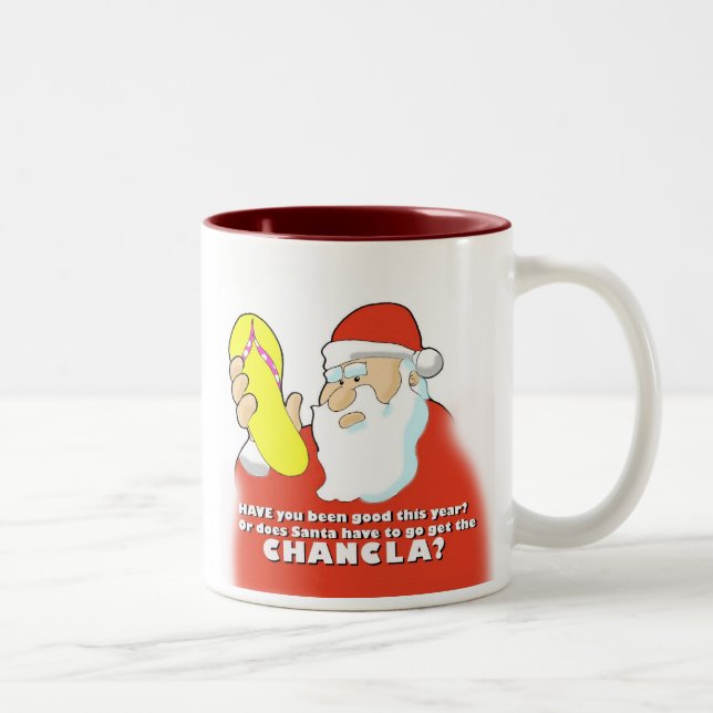 Tasse 2 Couleurs Père Noël Chancla (Droit)