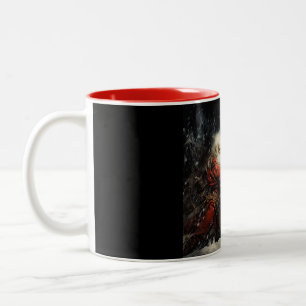 Tasse 2 Couleurs Père Noël contre Krampus