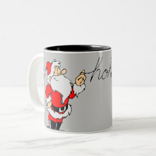 Tasse 2 Couleurs Père Noël drôle joyeux Noël Ho Ho Humer art