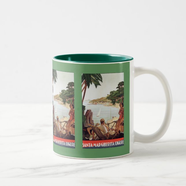 Tasse 2 Couleurs Père Noël Margherita Ligure (Droit)