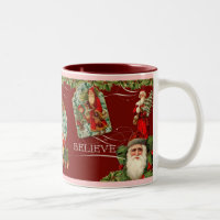 Père Noël Saint Nicholas Elégant Croire Swirl Vint