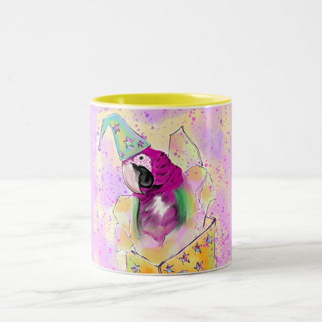 Tasse 2 Couleurs Perroquet (Centre)
