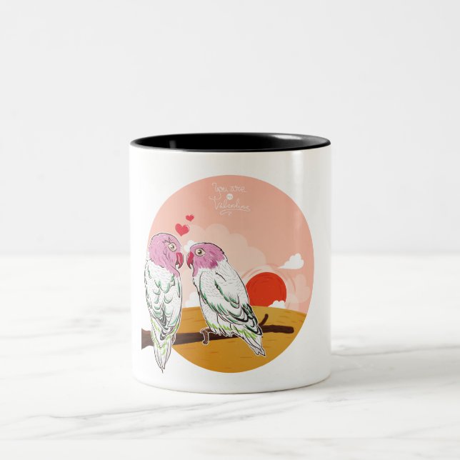 Tasse 2 Couleurs perroquet (Centre)