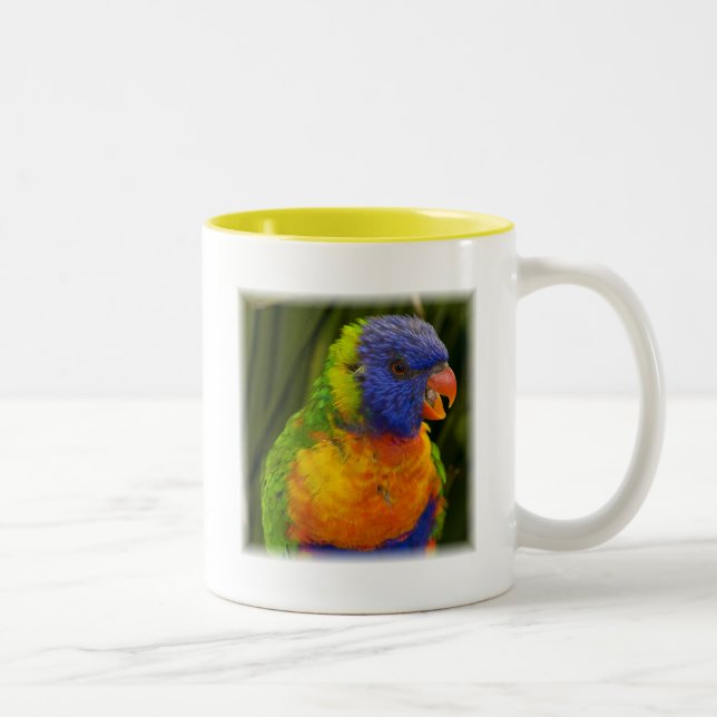 Tasse 2 Couleurs perroquet (Droit)