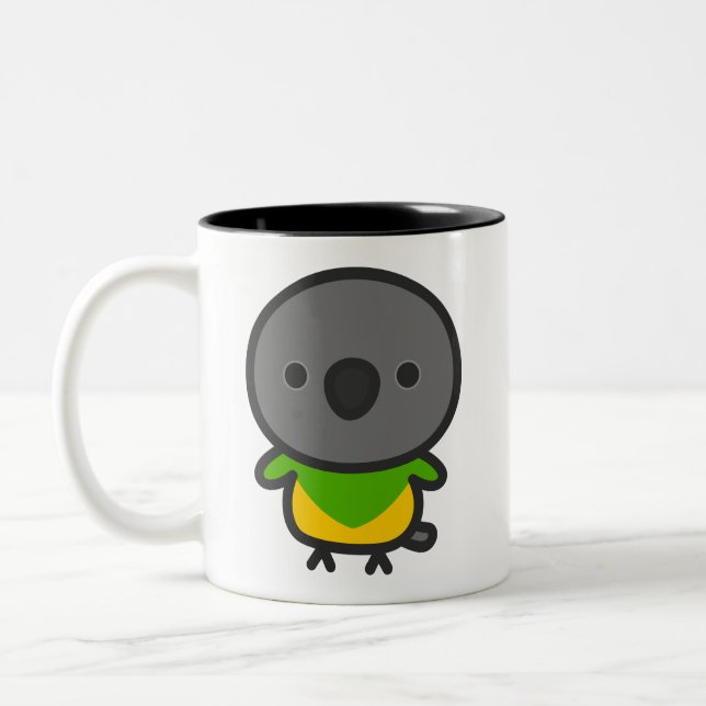 Tasse 2 Couleurs Perroquet du Sénégal (Gauche)