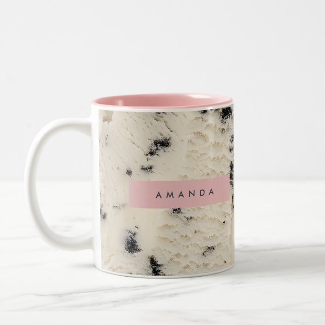 Tasse 2 Couleurs Personalized Cookies and Cream Pattern  (Gauche)