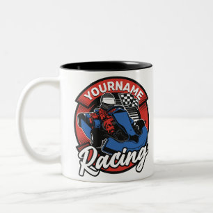 Tasse 2 Couleurs Personalized Go Kart