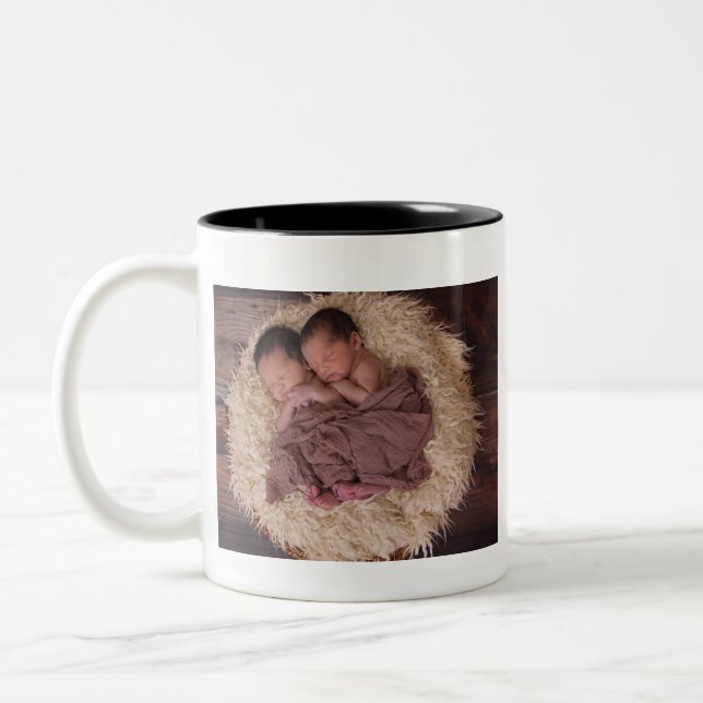 Tasse 2 Couleurs Personalized Photo (Gauche)