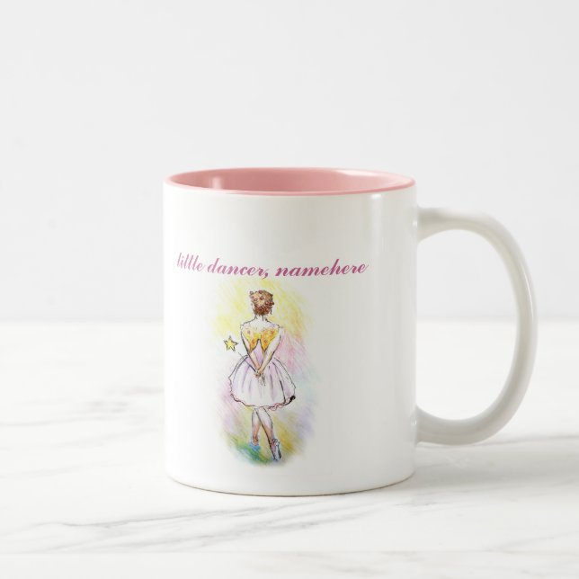 Tasse 2 Couleurs Personnalisable : Danseur féerique (Droit)