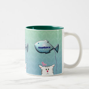 Tasse 2 Couleurs Personnalisable : Peu de ballon d'Alfie