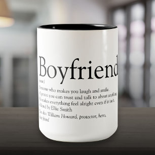 Tasse 2 Couleurs Personnalisé Boyfriend Définition Cool Amusant