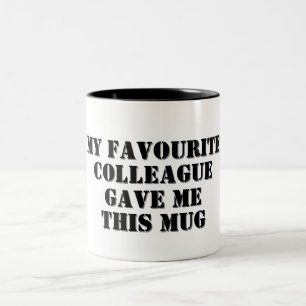 Tasse 2 Couleurs Personnalisé Funny Collègue cadeau secret Père Noë