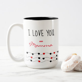 Tasse 2 Couleurs Personnaliser Citation des mères