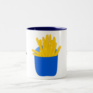 Tasse 2 Couleurs Personnaliser de ce graphique French Fries