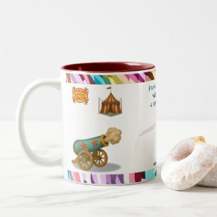 Tasse 2 Couleurs Personnaliser : Hannibal le boulet de canon