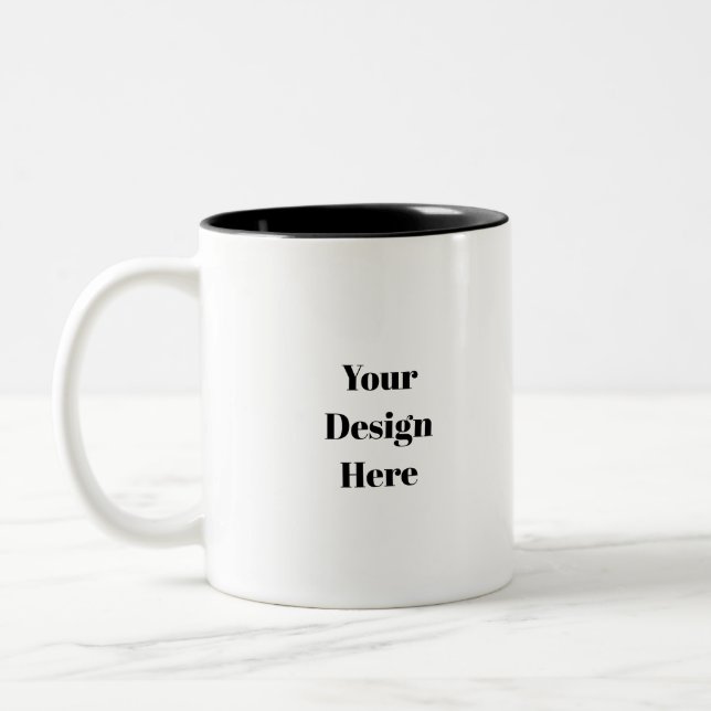 Tasse 2 Couleurs Personnaliser ou Customiser (Gauche)