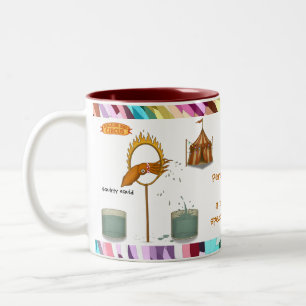 Tasse 2 Couleurs Personnaliser : Seiche giclante