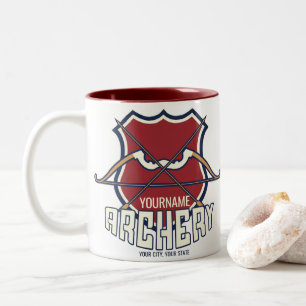 Tasse 2 Couleurs Personnalized Archery Sports Recurve Bow Arrow