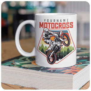 Tasse 2 Couleurs Personnalized Motocross