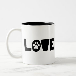 Tasse 2 Couleurs Pet Love L'Amoureux des chiens Amoureux des chiens
