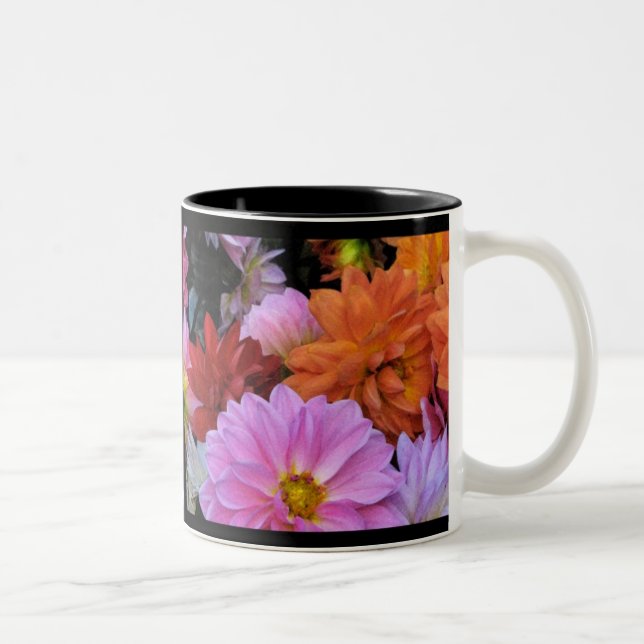 Tasse 2 Couleurs Pétales Dahlia (Droit)