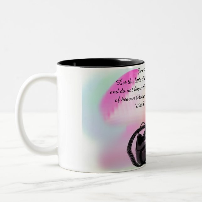Tasse 2 Couleurs petit amour jésus (Gauche)