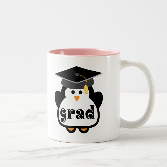 Tasse 2 Couleurs Petit cadeau d'obtention du diplôme de pingouin de (Droit)