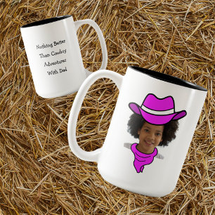 Tasse 2 Couleurs Petit cow-boy ou cow-girl personnalisable