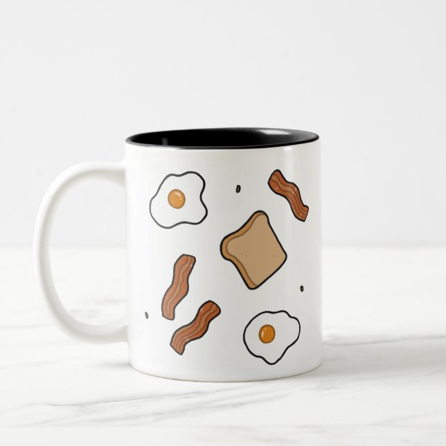 Tasse 2 Couleurs Petit déjeuner (Gauche)