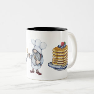 Tasse 2 Couleurs Petit déjeuner crêpes
