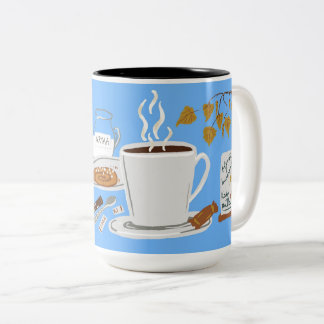Tasse 2 Couleurs Petit déjeuner nordique finlandais cosy