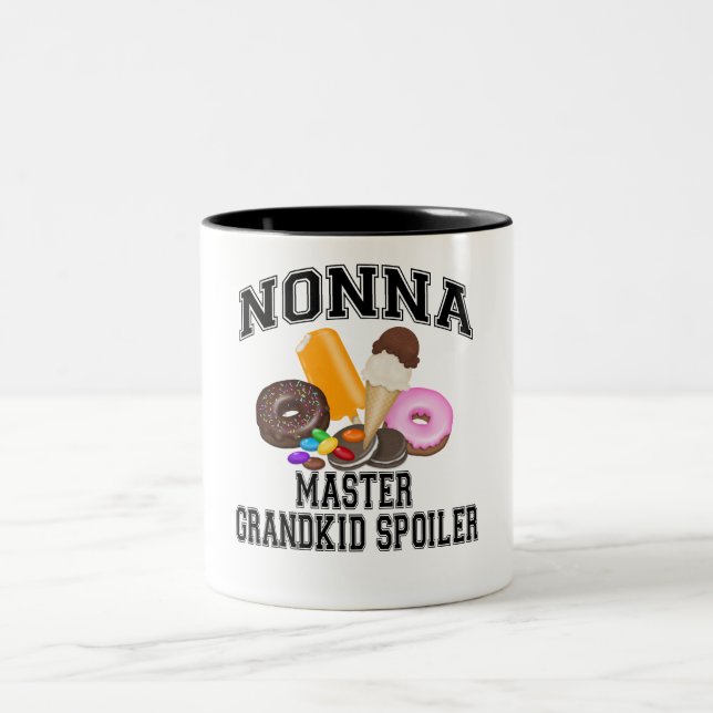 Tasse 2 Couleurs Petit-enfant Spoiler Nonna (Centre)