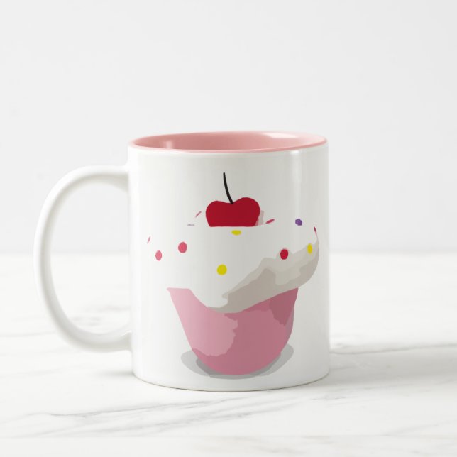 Tasse 2 Couleurs Petit gâteau (Gauche)