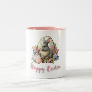 Tasse 2 Couleurs Petit lapin de Pâques