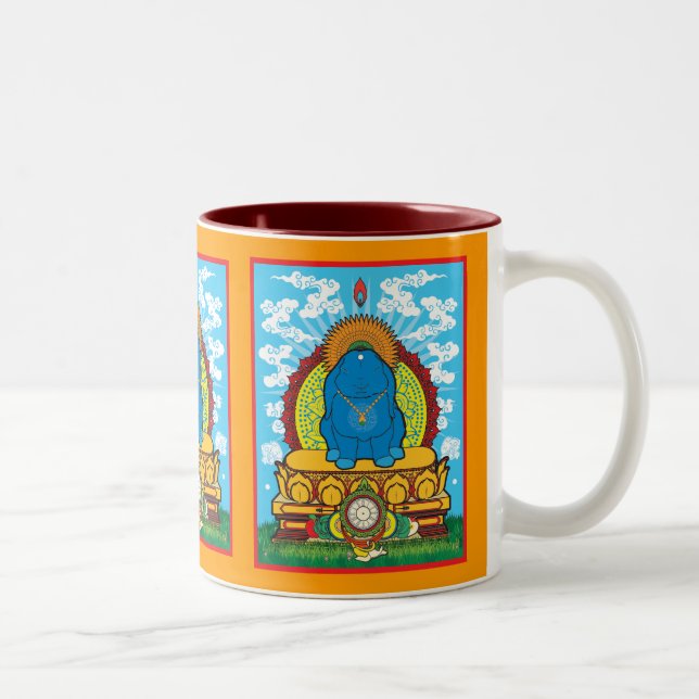 TASSE 2 COULEURS PETIT PAIN DE BOUDDHA (Droit)