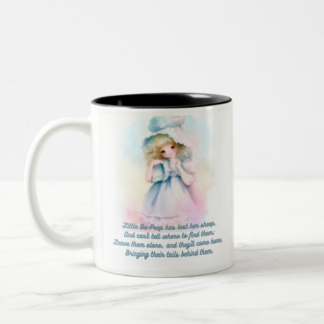 Tasse 2 Couleurs Petite Bo-Peep mignonne (Gauche)