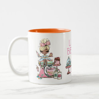 Tasse 2 Couleurs Petite boulangerie d'entreprise, cupcakes