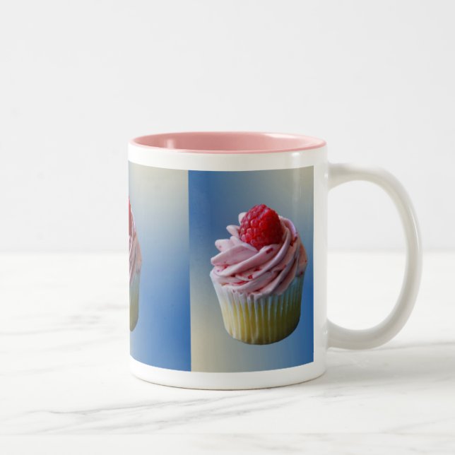 Tasse 2 Couleurs Petits gâteaux de framboise (Droit)