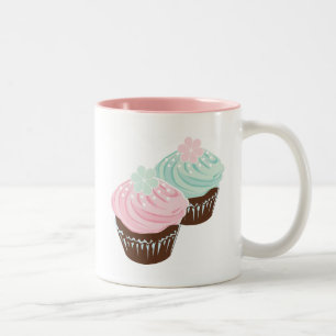Tasse 2 Couleurs Petits gâteaux givrés par pastel mignon