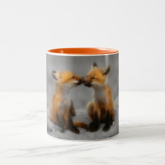 Tasse 2 Couleurs Peu d'amour de Fox (Centre)