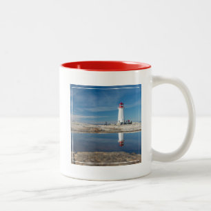 Tasse 2 Couleurs Phare   Canada de la crique de Peggy