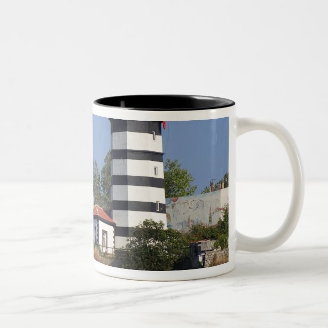 Tasse 2 Couleurs Phare de Sile, Istanbul, Turquie (Droit)