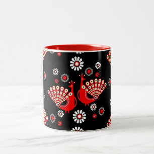 Tasse 2 Couleurs Pheasers Peacock Art