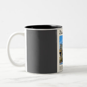 Tasse 2 Couleurs Philadelphie Vintage Aquarelle Voyage